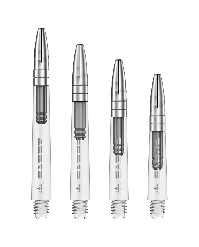 Mission Sabre Clear Shafts Silver Tops