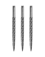 One80 Aztec Dart Points Style D - Silver - Swirl