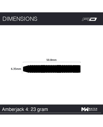 Red Dragon Amberjack Pro 4 Darts - 23g