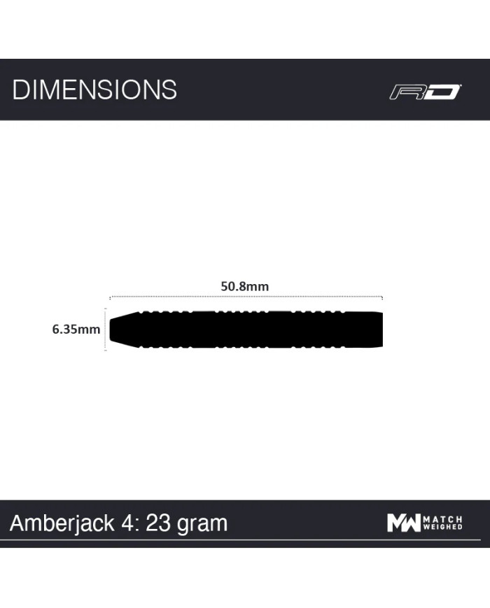 Red Dragon Amberjack Pro 4 Darts - 23g