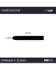 Red Dragon Amberjack Pro 4 Darts - 23g