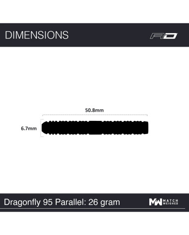 Red Dragon Dragonfly95 Parallel Darts