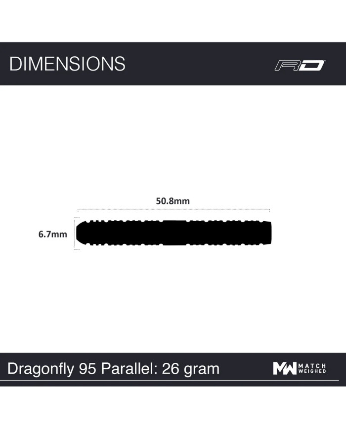 Red Dragon Dragonfly95 Parallel Darts