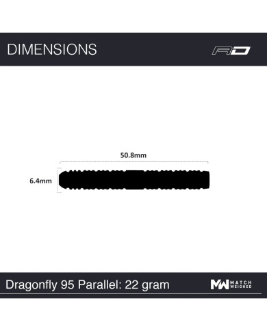 Red Dragon Dragonfly95 Parallel Darts