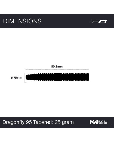 Red Dragon Dragonfly95 Tapered Darts