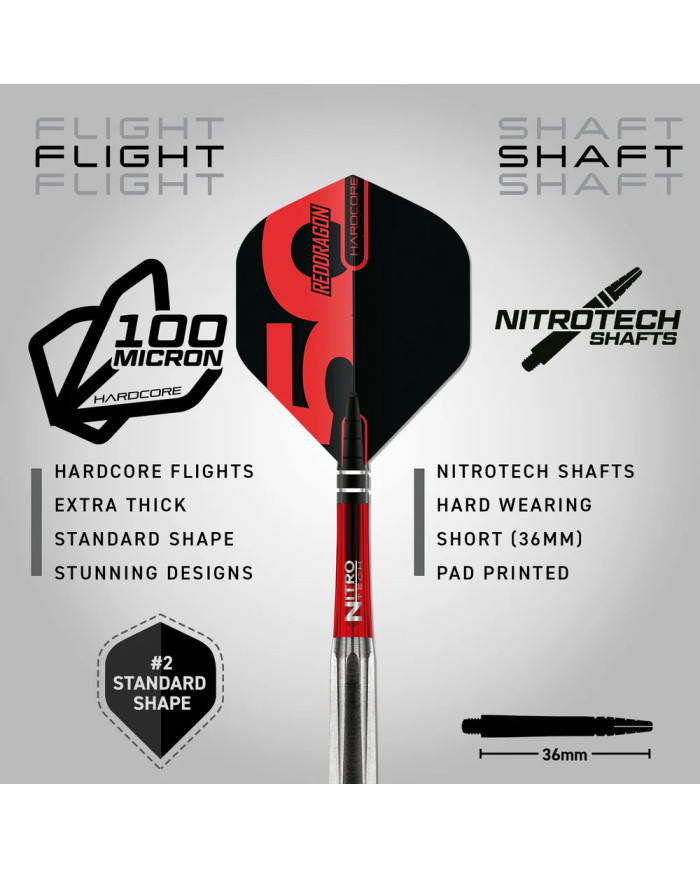 Red Dragon Hexoset 3 Darts - 25g
