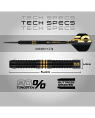 Red Dragon Peter Wright 50 Year Anniversary Darts - 21g