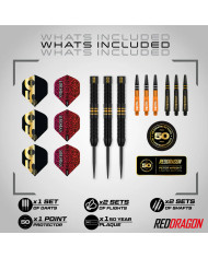 Red Dragon Peter Wright 50 Year Anniversary Darts - 21g