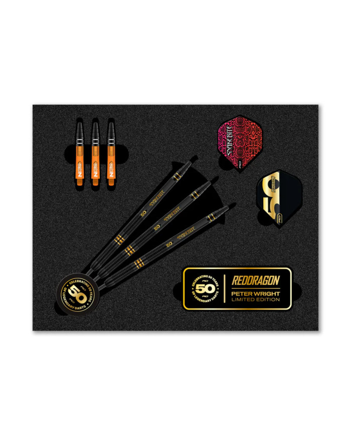 Red Dragon Peter Wright 50 Year Anniversary Darts - 21g