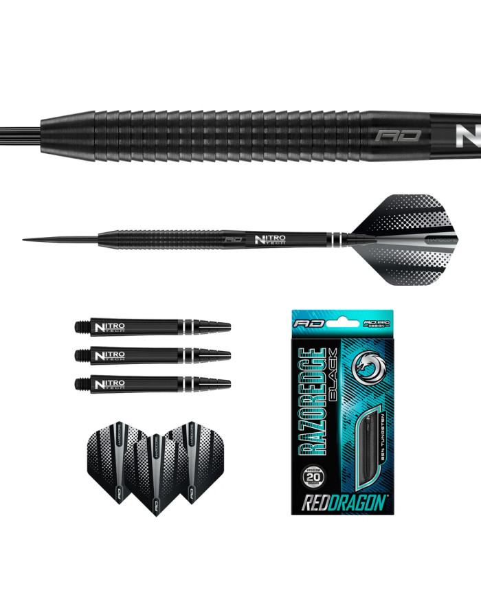 Red Dragon Razor Edge Black Darts