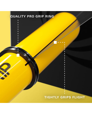 Target 3x Sets Pro Grip Shafts - Black/Red/Yellow
