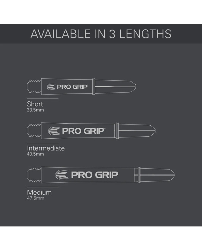 Target 3x Sets Pro Grip Shafts - Red/Blue/White