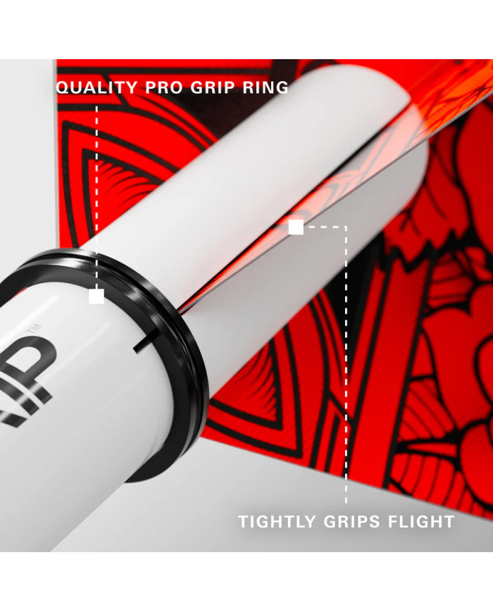 Target 3x Sets Pro Grip Shafts - Red/Blue/White