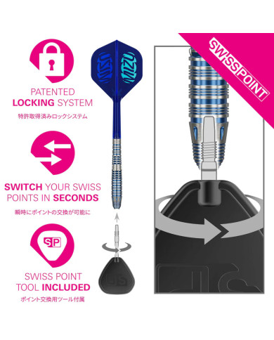 Target Japan Mizu 03 90% Tungsten SP Steel Tip Darts