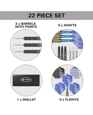 Target Josh Rock Brass Darts - 22g