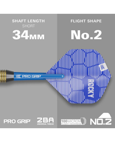 Target Josh Rock Brass Darts - 22g