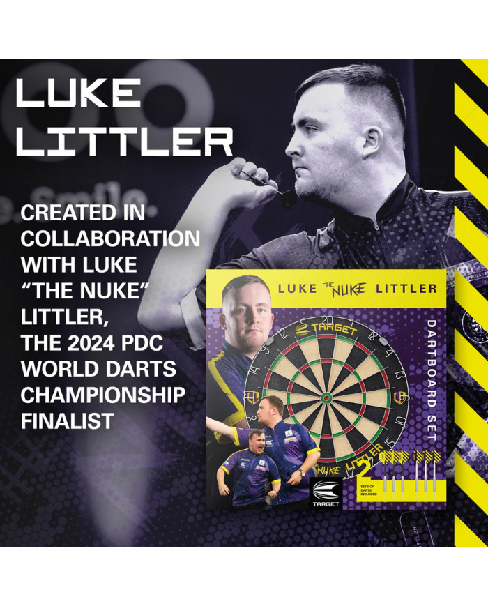 Target Luke "The Nuke" Littler Dartboard Set