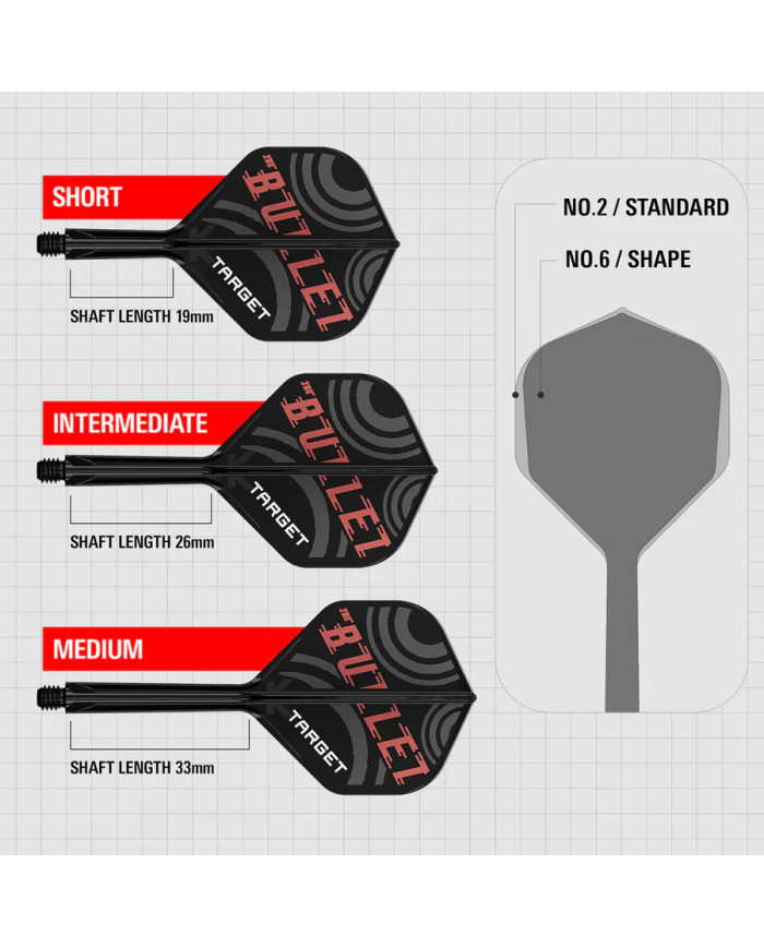 Target Stephen Bunting 'Bullet' No.2 K-Flex
