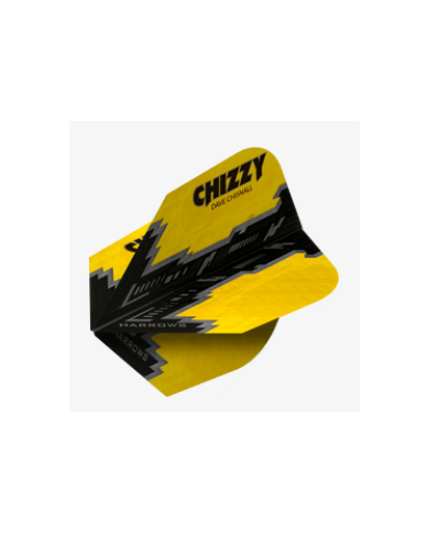 Harrows Prime No6 Flights Chizzy Yellow & Black