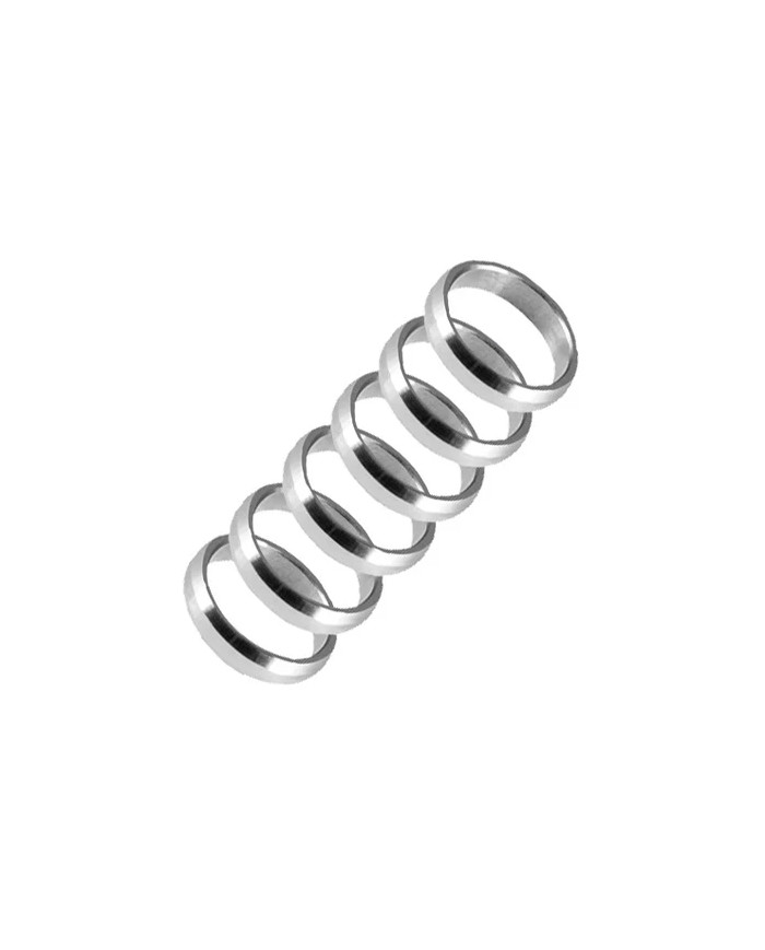 Harrows Supergrip Shaft Rings - Pack of 6 - Silver
