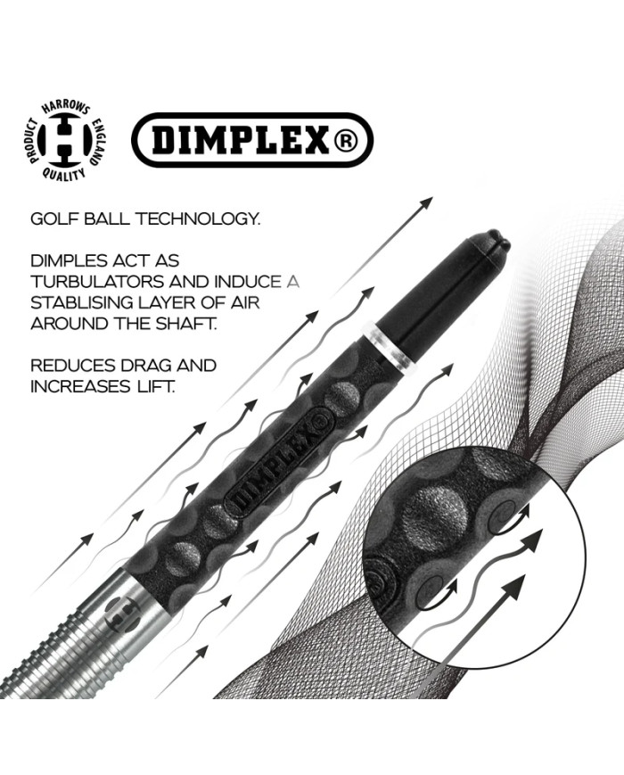Harrows Dimplex Shafts Red