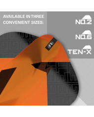 Target Tag Ten-X Flights Orange - 3 Sets