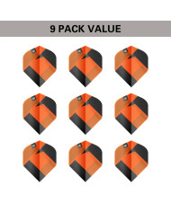 Target Tag Ten-X Flights Orange - 3 Sets