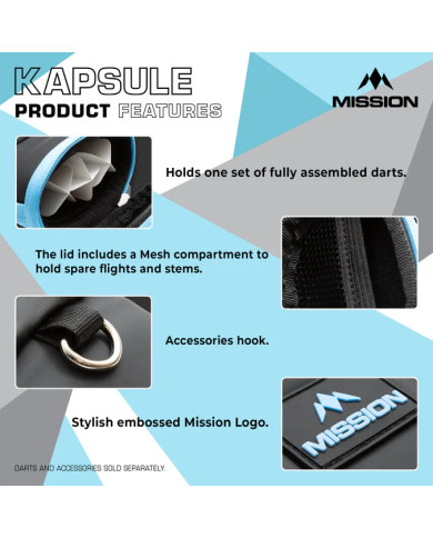 Mission Kapsule Eva Case - Black and Blue