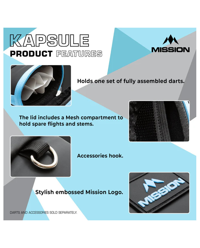 Mission Kapsule Eva Case - Black and Blue