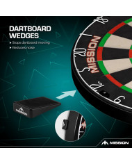 Mission Dartboard Wedges (Pack of 8)