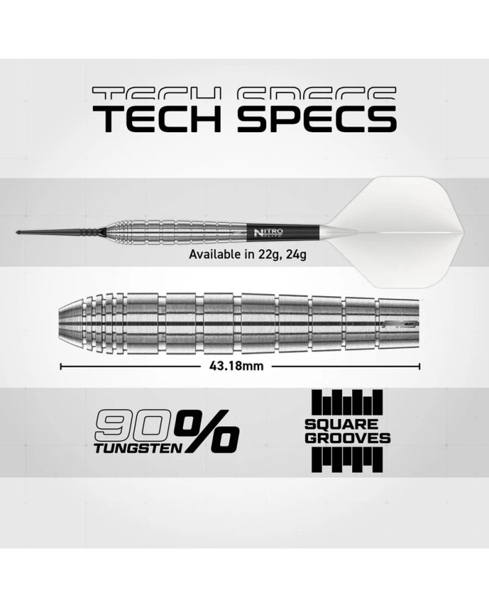 Red Dragon Luke Humphries TX1 Pioneer Switch Point 90% Tungsten Steel Tip Darts