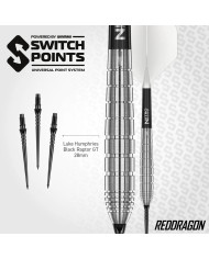Red Dragon Luke Humphries TX1 Pioneer Switch Point 90% Tungsten Steel Tip Darts