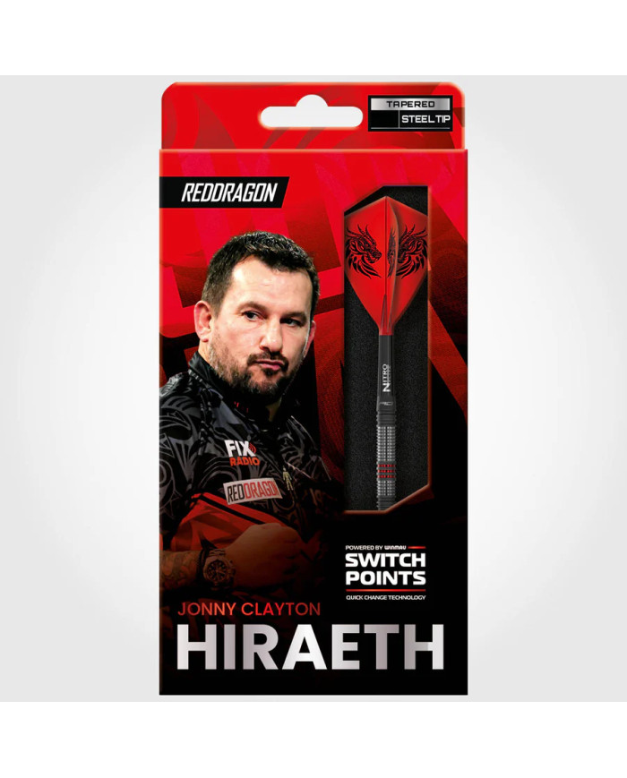 Red Dragon Jonny Clayton Hiraeth Switch Point 90% Tungsten Steel Tip Darts