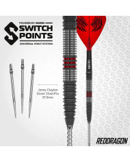 Red Dragon Jonny Clayton Hiraeth Switch Point 90% Tungsten Steel Tip Darts