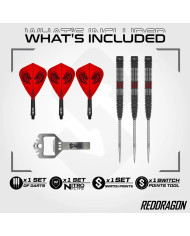 Red Dragon Jonny Clayton Hiraeth Switch Point 90% Tungsten Steel Tip Darts