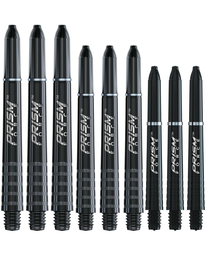 Winmau Prism Force Shafts Black