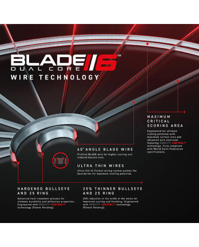 Winmau Blade 6 Dual Core Dartboard