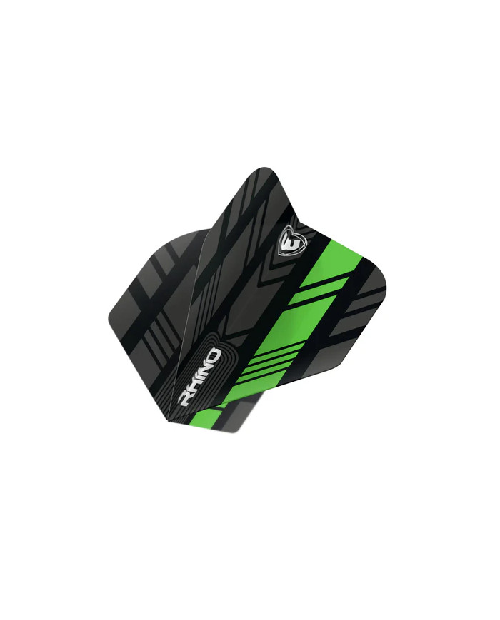 Winmau Rhino Standard Flights - Black & Green