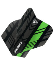 Winmau Rhino Standard Flights - Black & Green