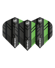 Winmau Rhino Standard Flights - Black & Green