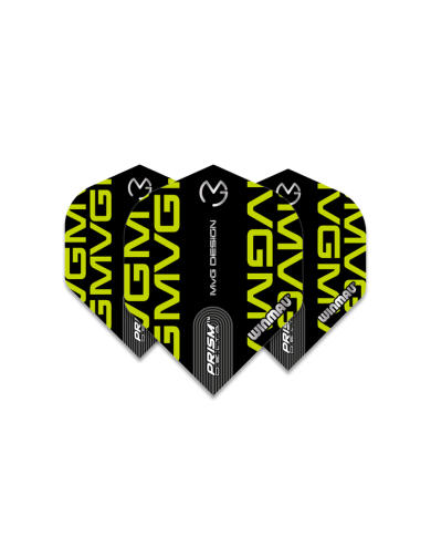 Winmau Prism Delta MVG Design Flights - Black/Green
