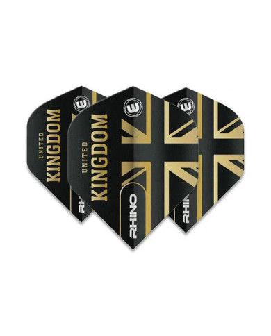 Winmau Rhino Black & Gold Country Flights - UK