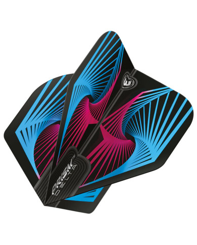 Winmau Prism Delta Flights - Blue/Pink