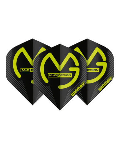 Winmau Mega Standard MvG Green & Black