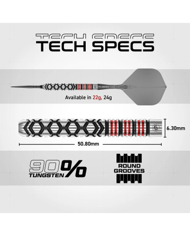 Winmau Fornax Parallel Barrel Darts