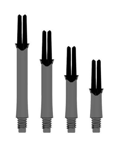 L Style L Shaft Straight Clear Black