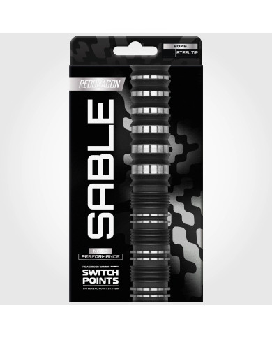 Red Dragon Sable Bomb Barrel Switch Point Darts