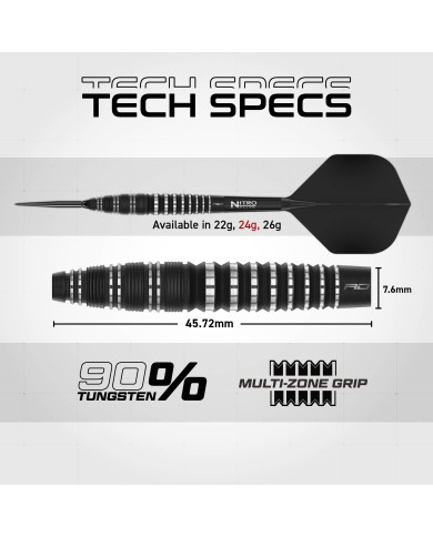 Red Dragon Sable Bomb Barrel Switch Point Darts