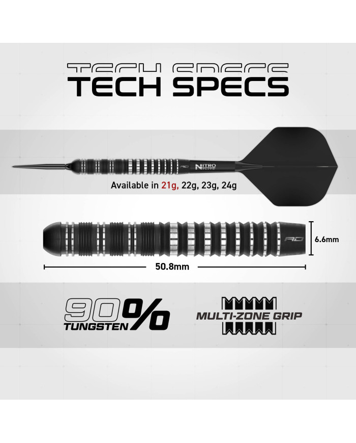 Red Dragon Sable Parallel Barrel Switch Point Darts