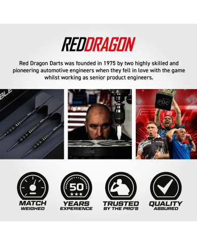 Red Dragon Sable Parallel Barrel Switch Point Darts